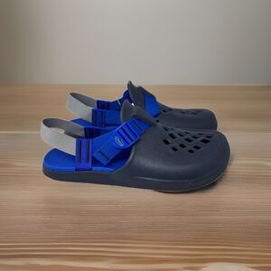 Chaco Chillos Clogs Shoes Men's Size 13 Black Blue Sandals EU 46 NEW In Box